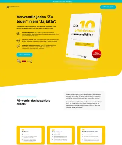 Website-Beispiel: Direktkontakter