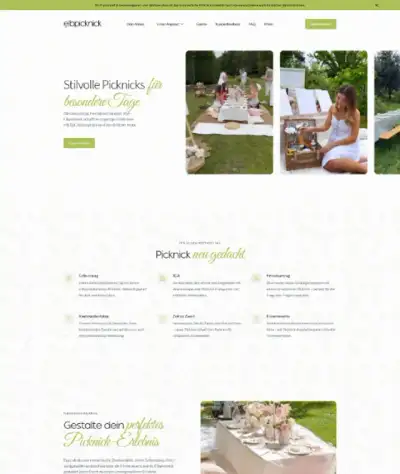 Website-Beispiel: Elbpicknick